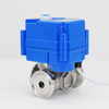 KLD 20S/SJ Super Mini 3-Wege Motorisierte Kugelventil (Tri-Clamp)