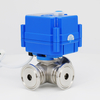 KLD 20S/SJ Super Mini 3-Wege Motorisierte Kugelventil (Tri-Clamp)