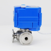 KLD 20S/SJ Super Mini 3-Wege Motorisierte Kugelventil (Tri-Clamp)